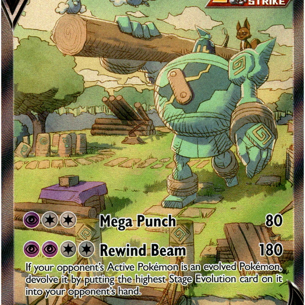 Golurk V Alternate Art - 182/203 - Evolving Skies