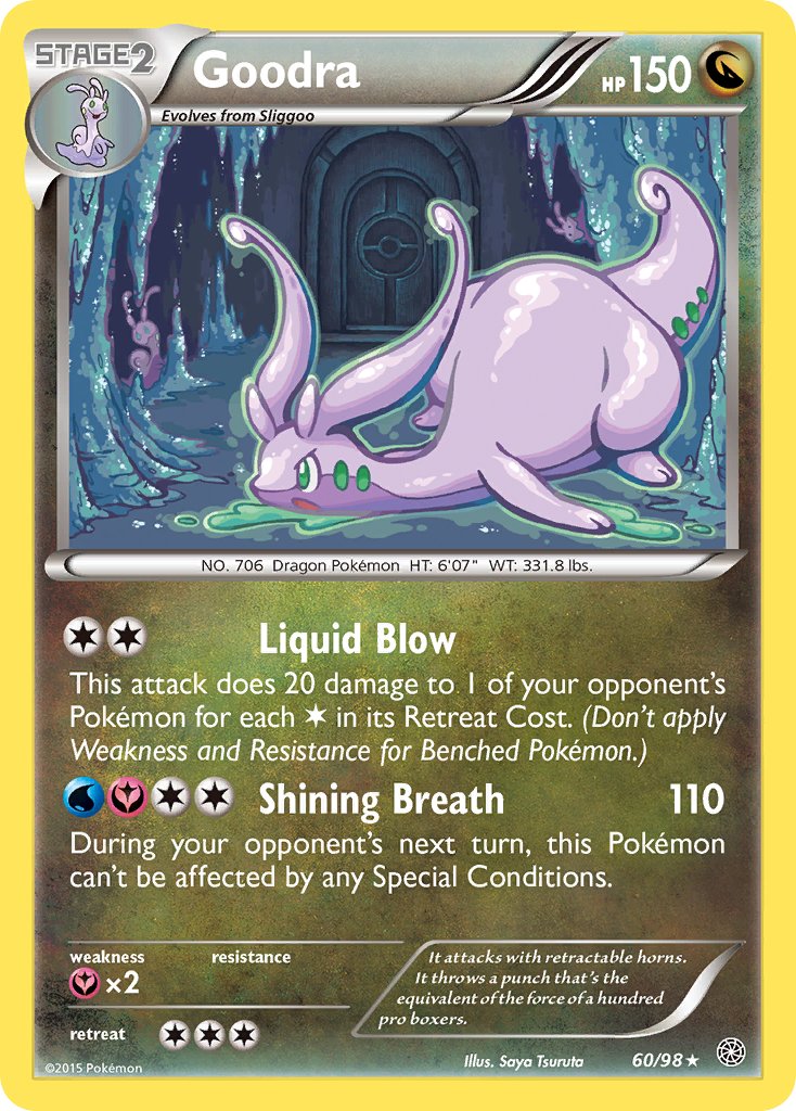 Goodra - 60/98 - Ancient Origins - Holo - Card Cavern