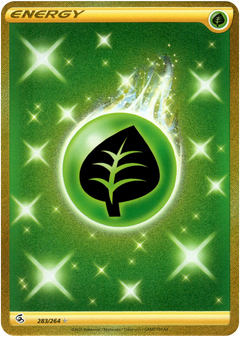 Grass Energy Secret Rare - 283/264 - Fusion Strike - Holo - Card Cavern
