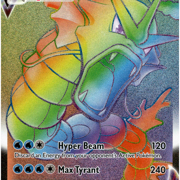 gyarados vmax pokemon card Spainish : r/PokemonTCG this card is the perfect way to showcase your collection. Gyarados Rainbow VMAX Full Art