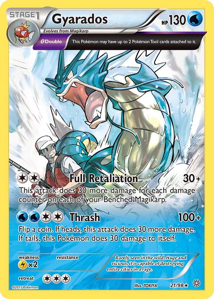 Gyarados - 21/98 - Ancient Origins - Holo - Card Cavern