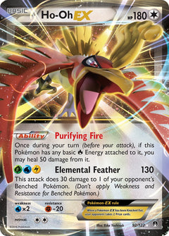 Ho-Oh EX - 92/122 - BREAKpoint - Holo - Card Cavern