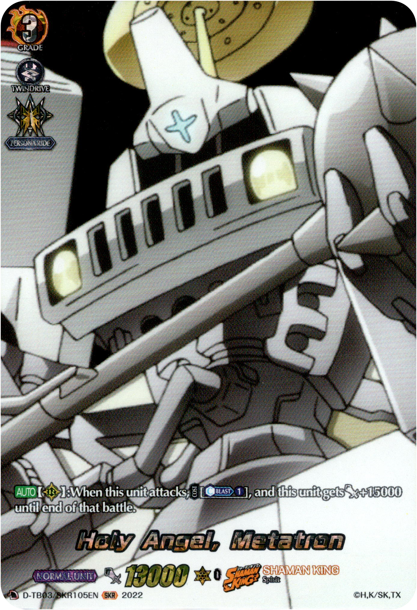 Holy Angel, Metatron - D-TB03/SKR105EN - Shaman King - Card Cavern