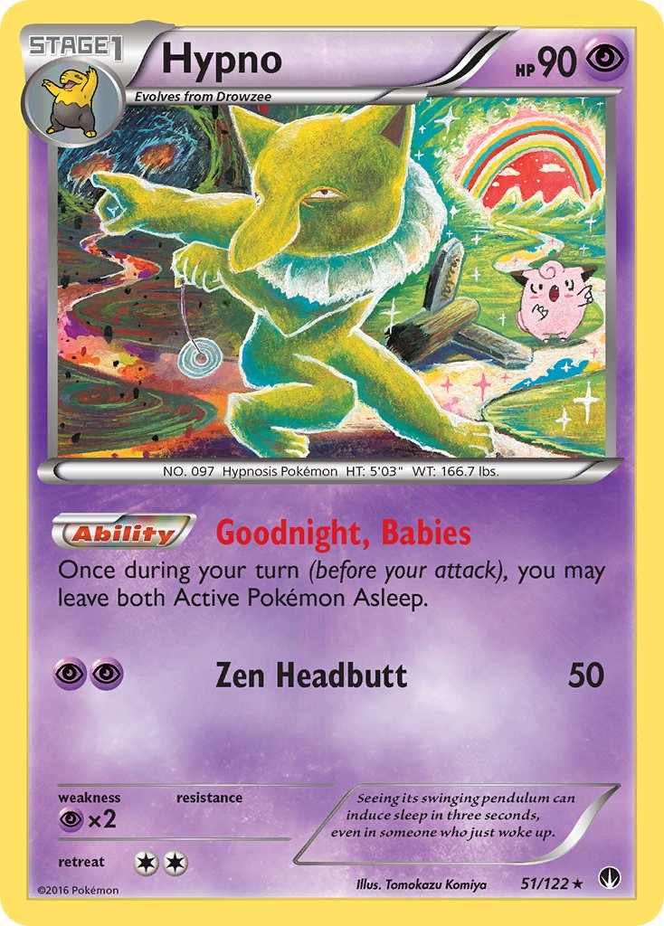 Hypno - 51/122 - BREAKpoint - Card Cavern