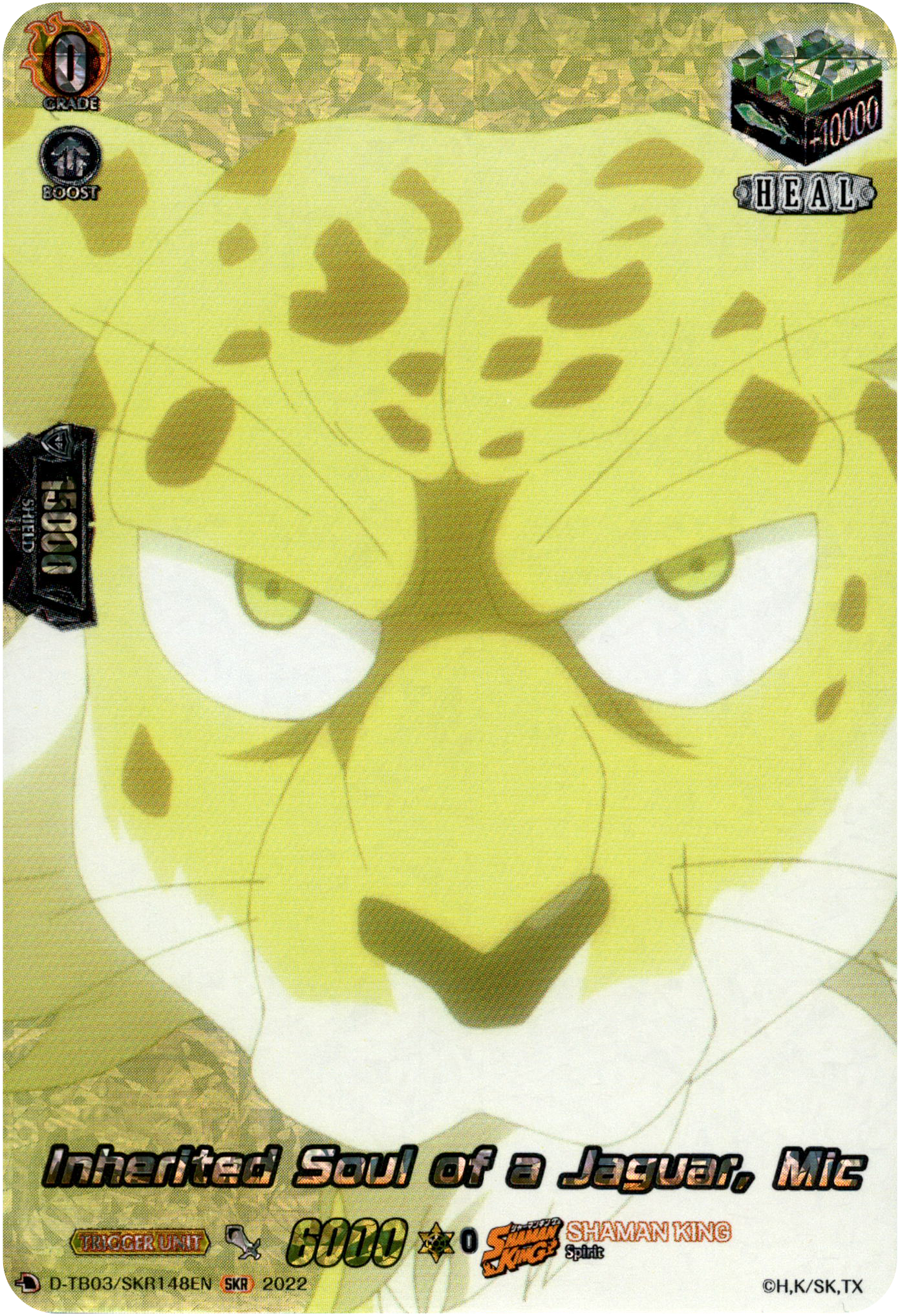 Inherited Soul of a Jaguar, Mic - D-TB03/SKR148EN - Shaman King - Card Cavern