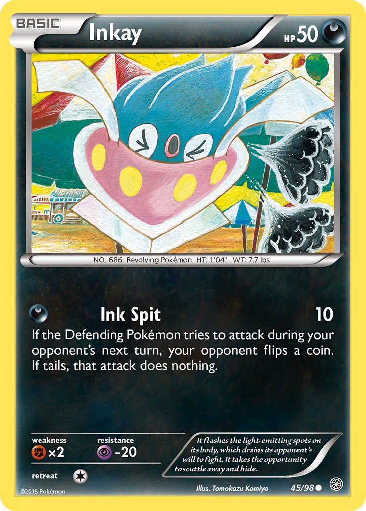 Inkay - 45/98 - Ancient Origins - Card Cavern