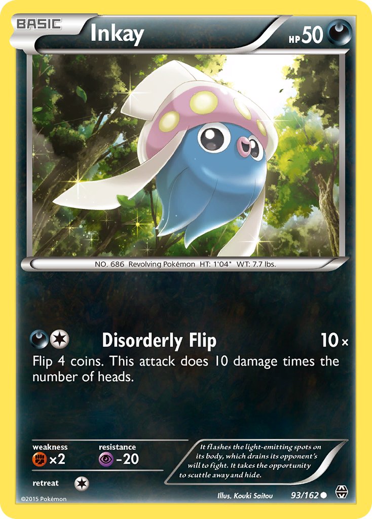 Inkay - 93/162 - BREAKthrough - Card Cavern