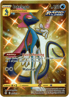 Inteleon Secret Rare - 227/203 - Evolving Skies - Holo - Card Cavern