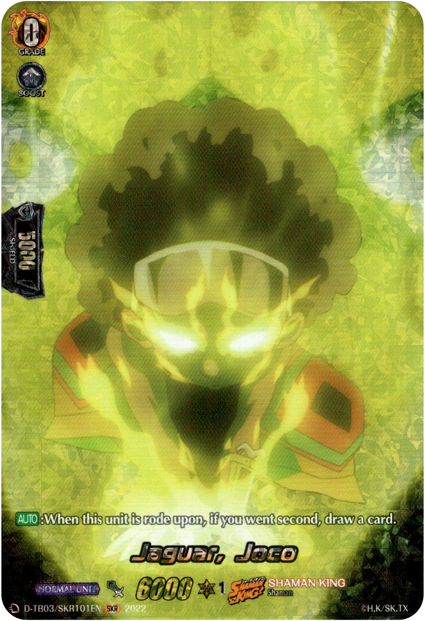 Jaguar, Joco - D-TB03/SKR101EN - Shaman King - Card Cavern