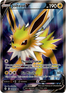 Jolteon V Full Art - 177/203 - Evolving Skies - Holo - Card Cavern