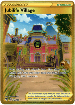 Jubilife Village Secret Rare - 212/189 - Astral Radiance - Holo - Card Cavern