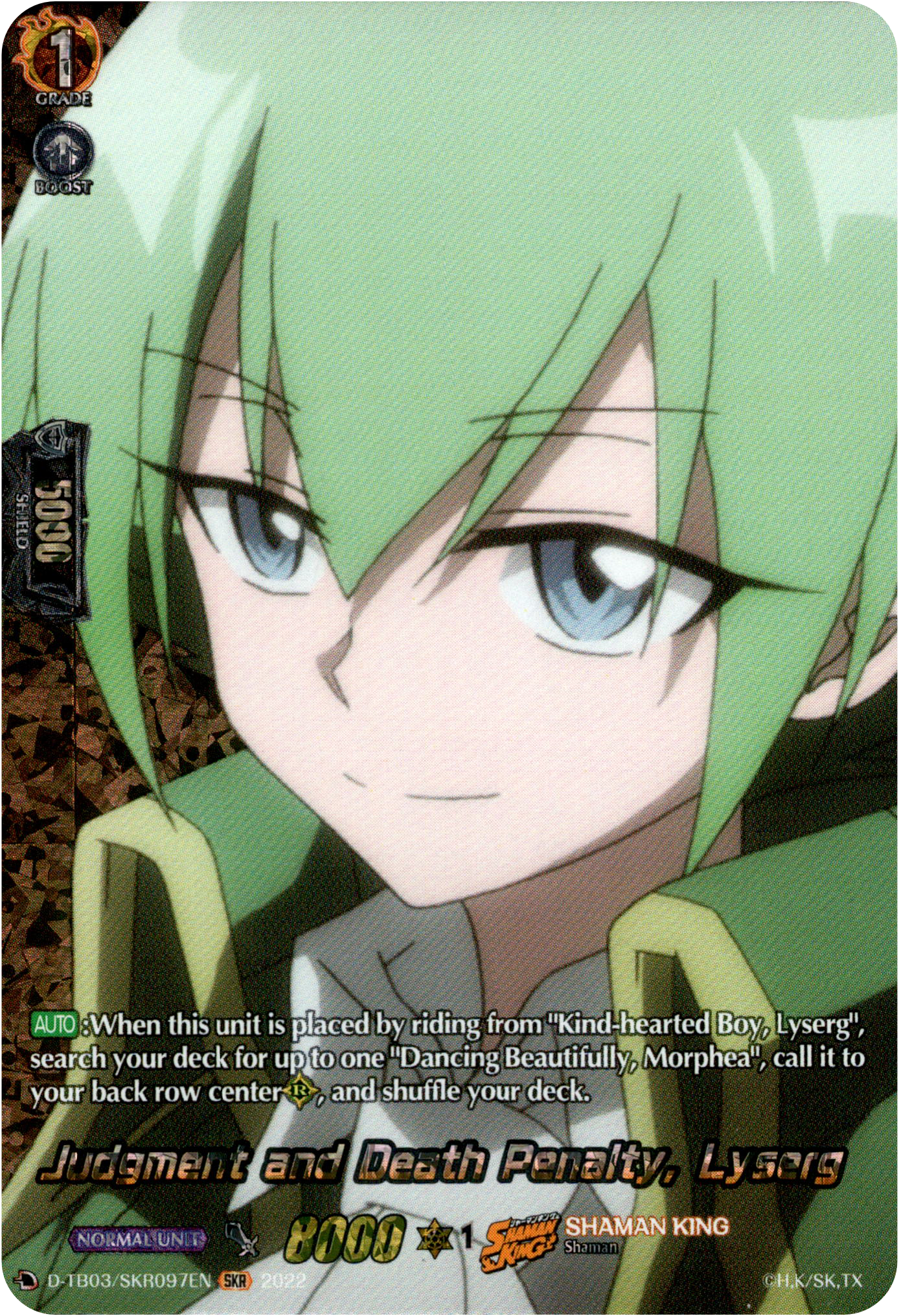 Judgment and Death Penalty, Lyserg - D-TB03/SKR097EN - Shaman King - Card Cavern