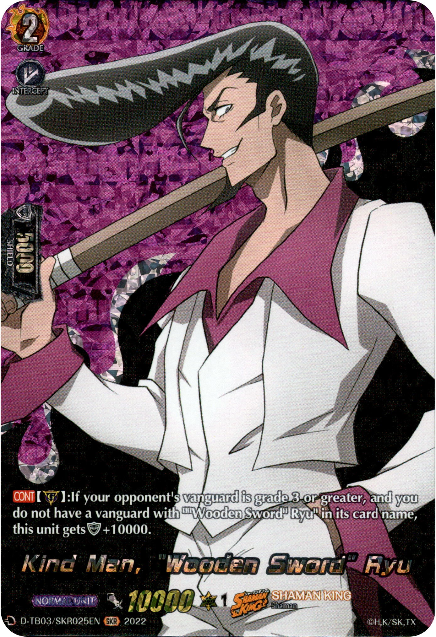 Kind Man, "Wooden Sword" Ryu - D-TB03/SKR025EN - Shaman King - Card Cavern