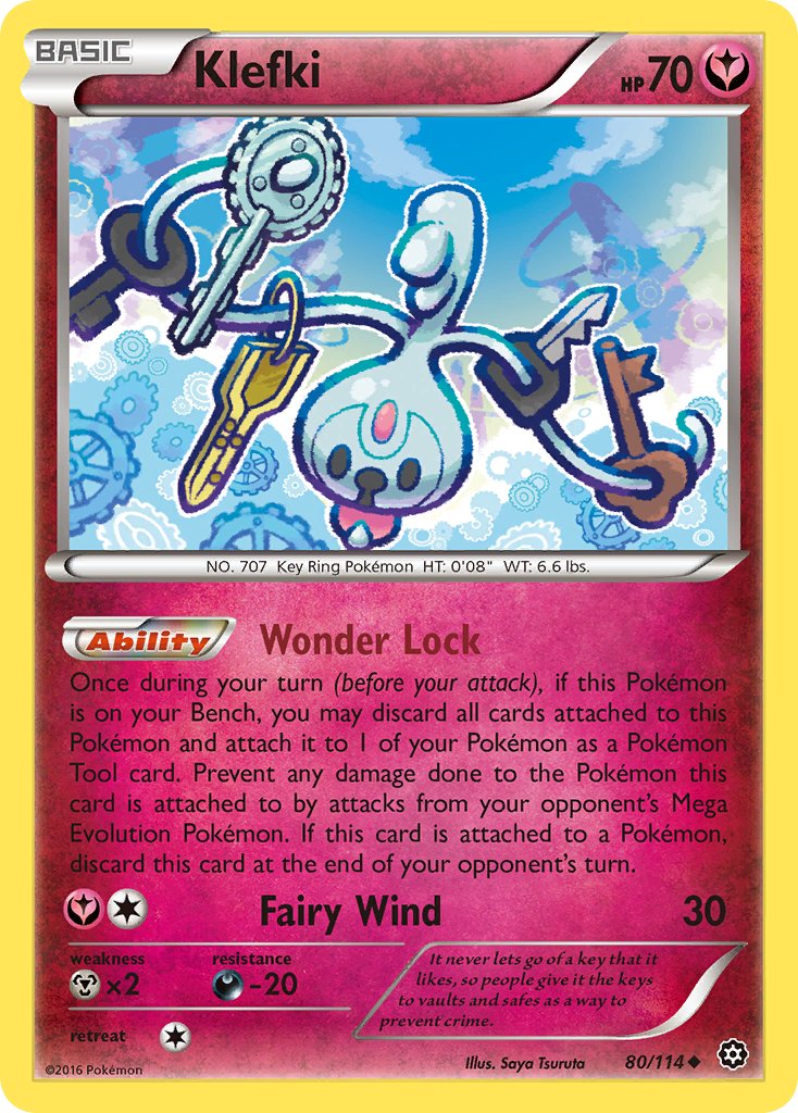 Klefki - 80/114 - Steam Siege - Card Cavern