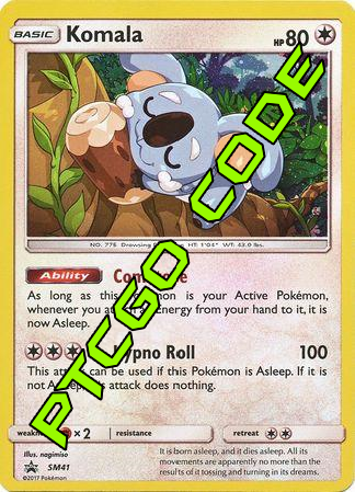 komala pokemon card SM41 PTCGO Code – Cavern Trading Cards, LLC RarityCommon Hit Points100 HP Dratini - McDonald's Collection Style:5 Card Collector