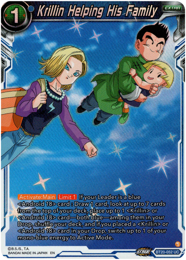 Krillin Helping His Family - BT20-052 UC - Power Absorbed - Foil - Card Cavern