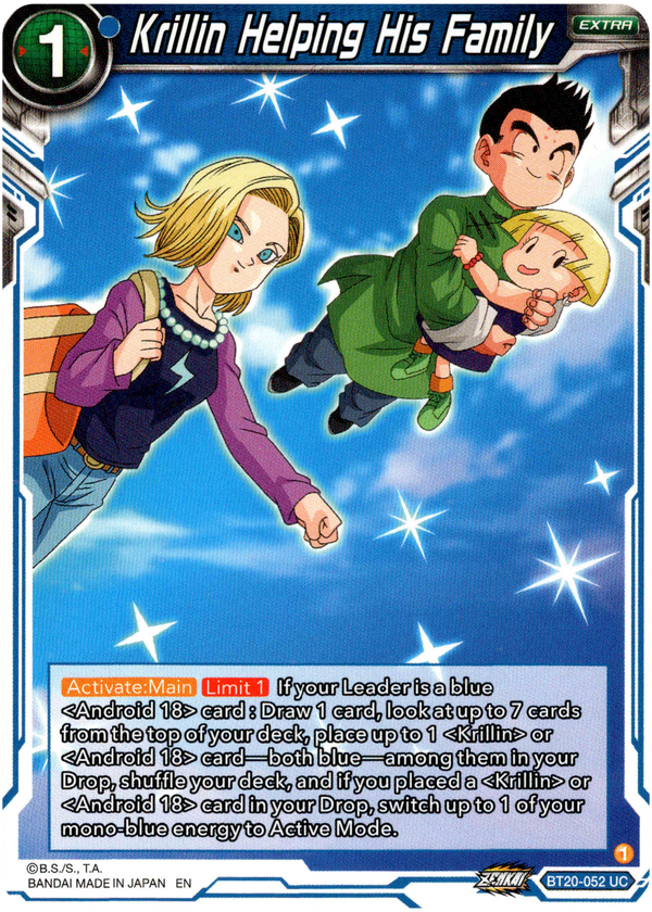 Krillin Helping His Family - BT20-052 UC - Power Absorbed - Card Cavern