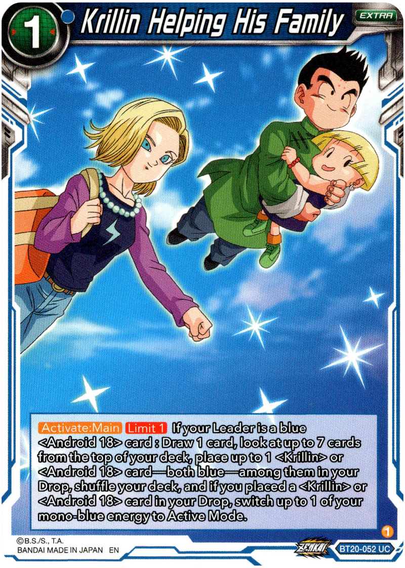 Krillin Helping His Family - BT20-052 UC - Power Absorbed - Card Cavern