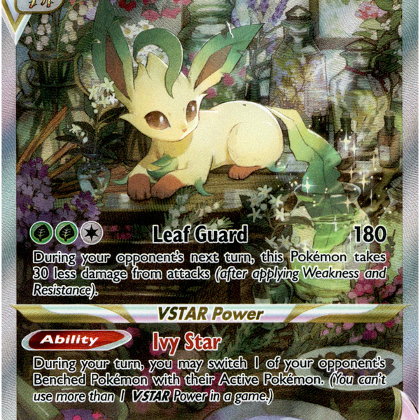 Leafeon VSTAR - GG35/GG70 - Crown Zenith - Holo Card Cavern Trading Cards, LLC Leafeon VSTAR - GG35/GG70 - Crown Zenith - Holo Card Cavern Trading Cards, LLC