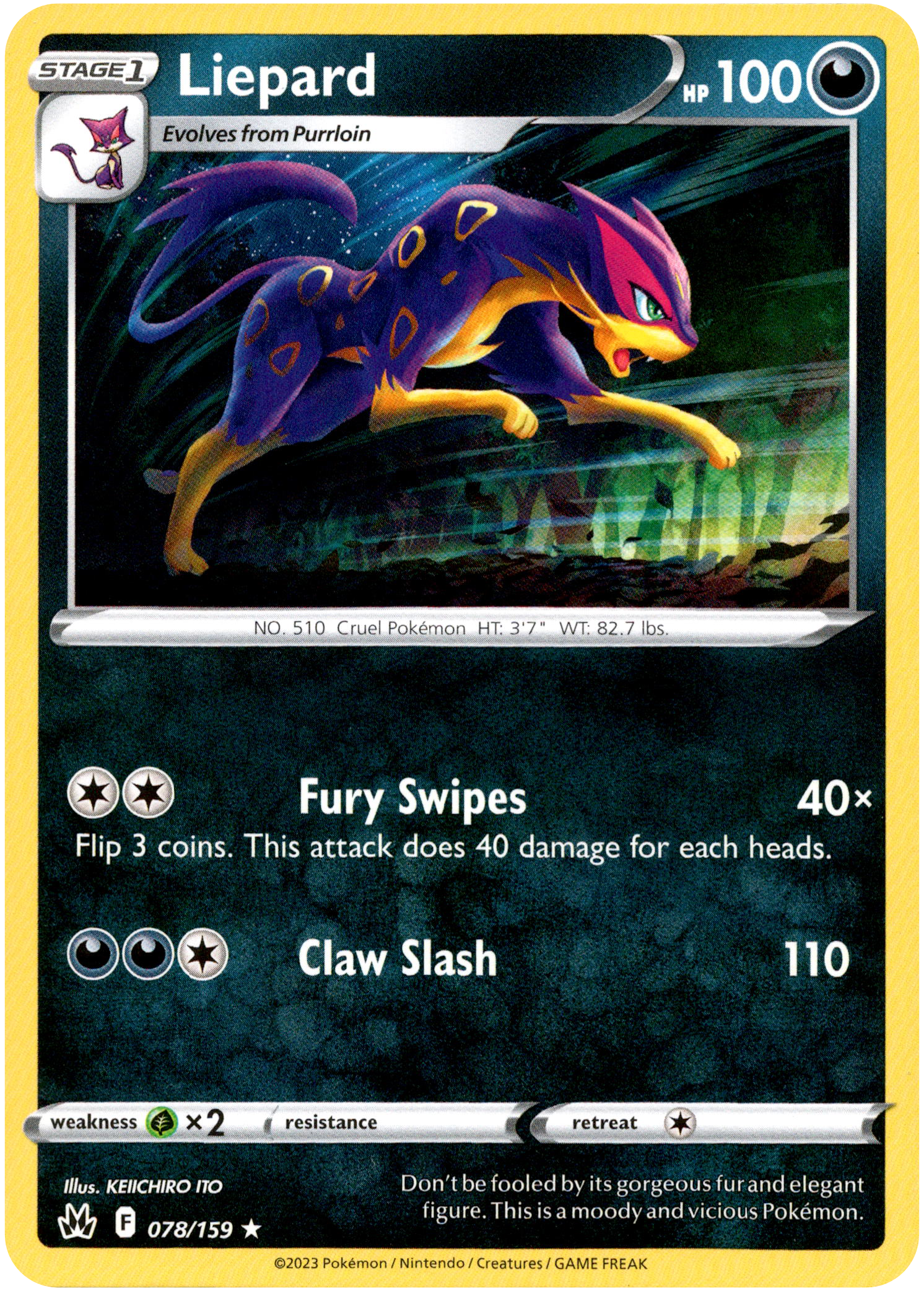 Liepard - 078/159 - Crown Zenith - Card Cavern