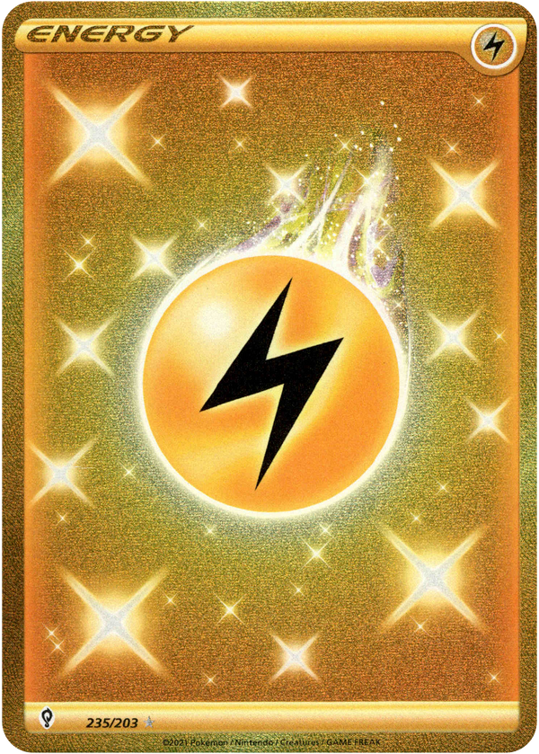 Lightning Energy Secret Rare - 235/203 - Evolving Skies - Card Cavern