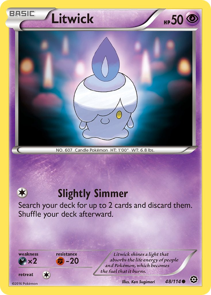 Litwick - 48/114 - Steam Siege - Card Cavern