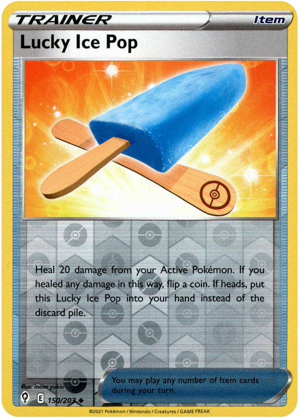Lucky Ice Pop - 150/203 - Evolving Skies - Reverse Holo - Card Cavern