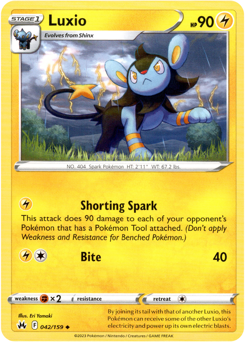 pokemon luxio card Luxio - 042/159