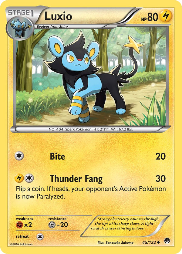 Luxio - 45/122 - BREAKpoint - Card Cavern