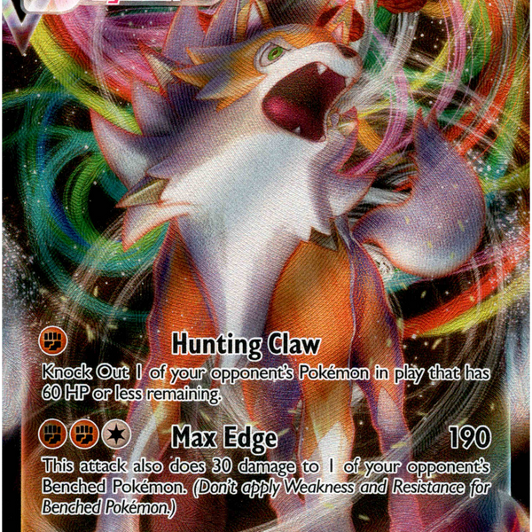 lycanroc vmax pokemon card value Lycanroc VMAX - SWSH07: Evolving Skies [ULTRA RARE]