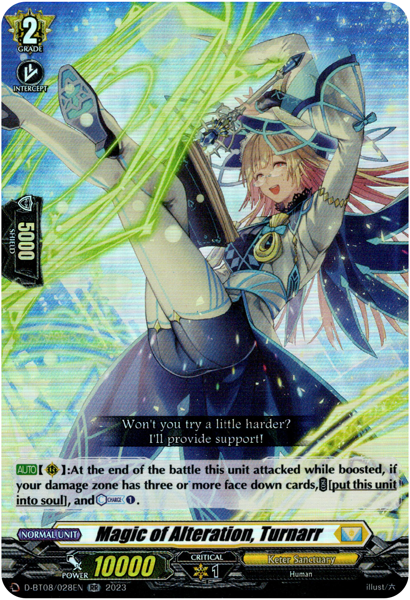 Magic of Alteration, Turnarr - D-BT08/028EN - Minerva Rising - Card Cavern