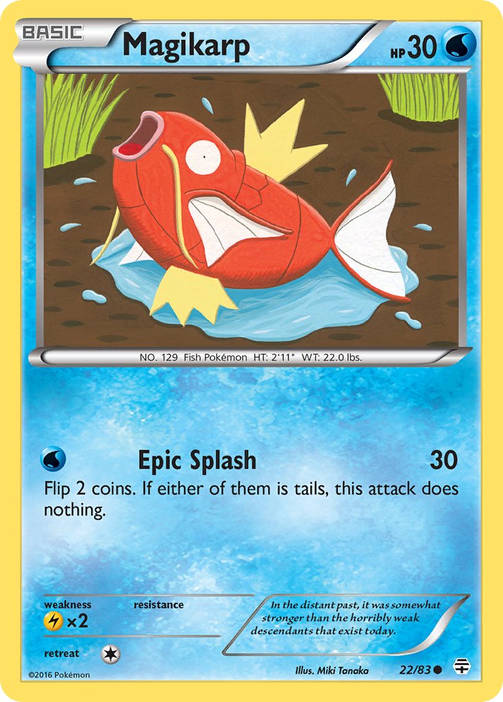 Magikarp - 22/83 - Generations - Card Cavern