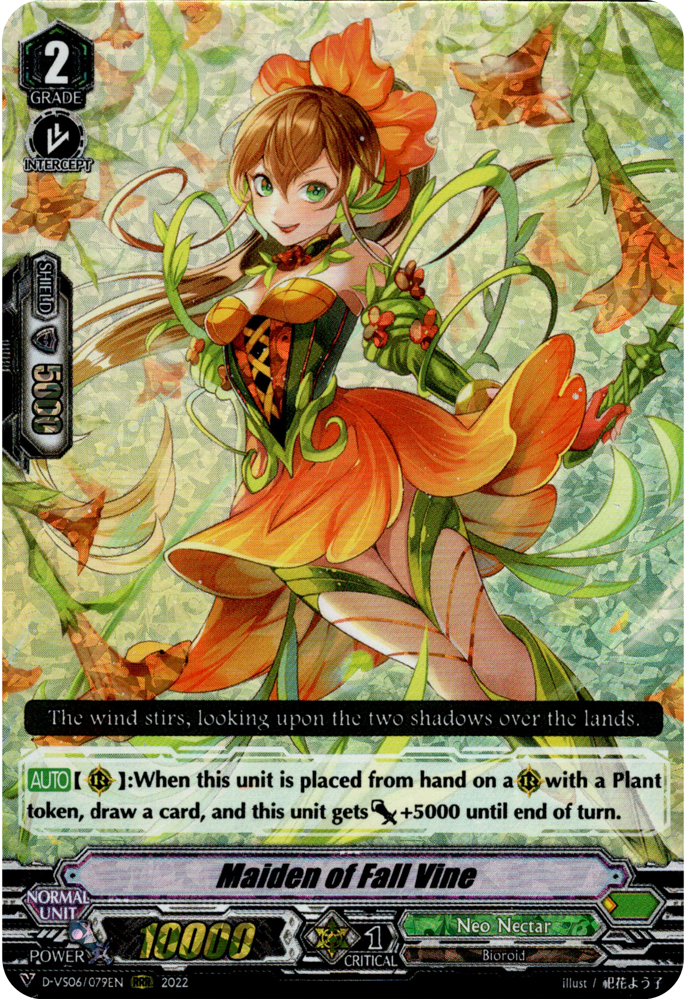 Maiden of Fall Vine - D-VS06/079EN - V Clan Collection Vol.6 - Foil - Card Cavern