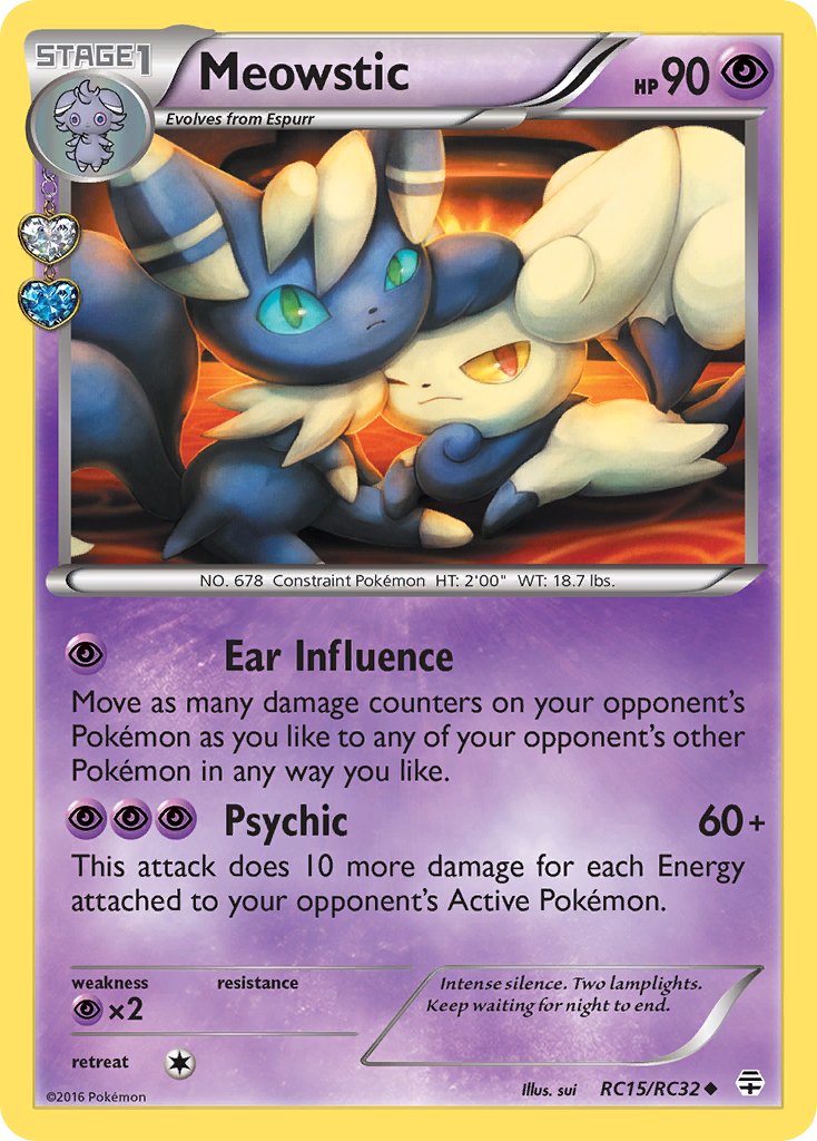 Meowstic - RC15/RC32 - Generations: Radiant Collection - Holo - Card Cavern