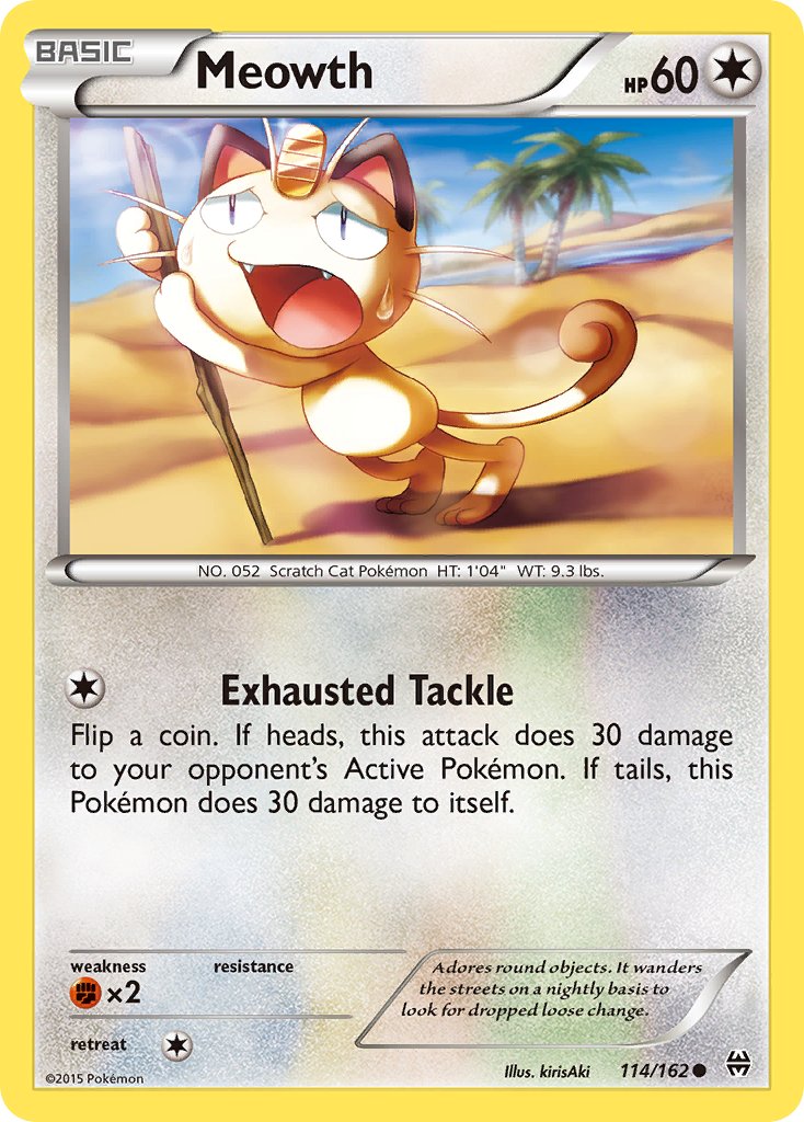 Meowth - 114/162 - BREAKthrough - Card Cavern