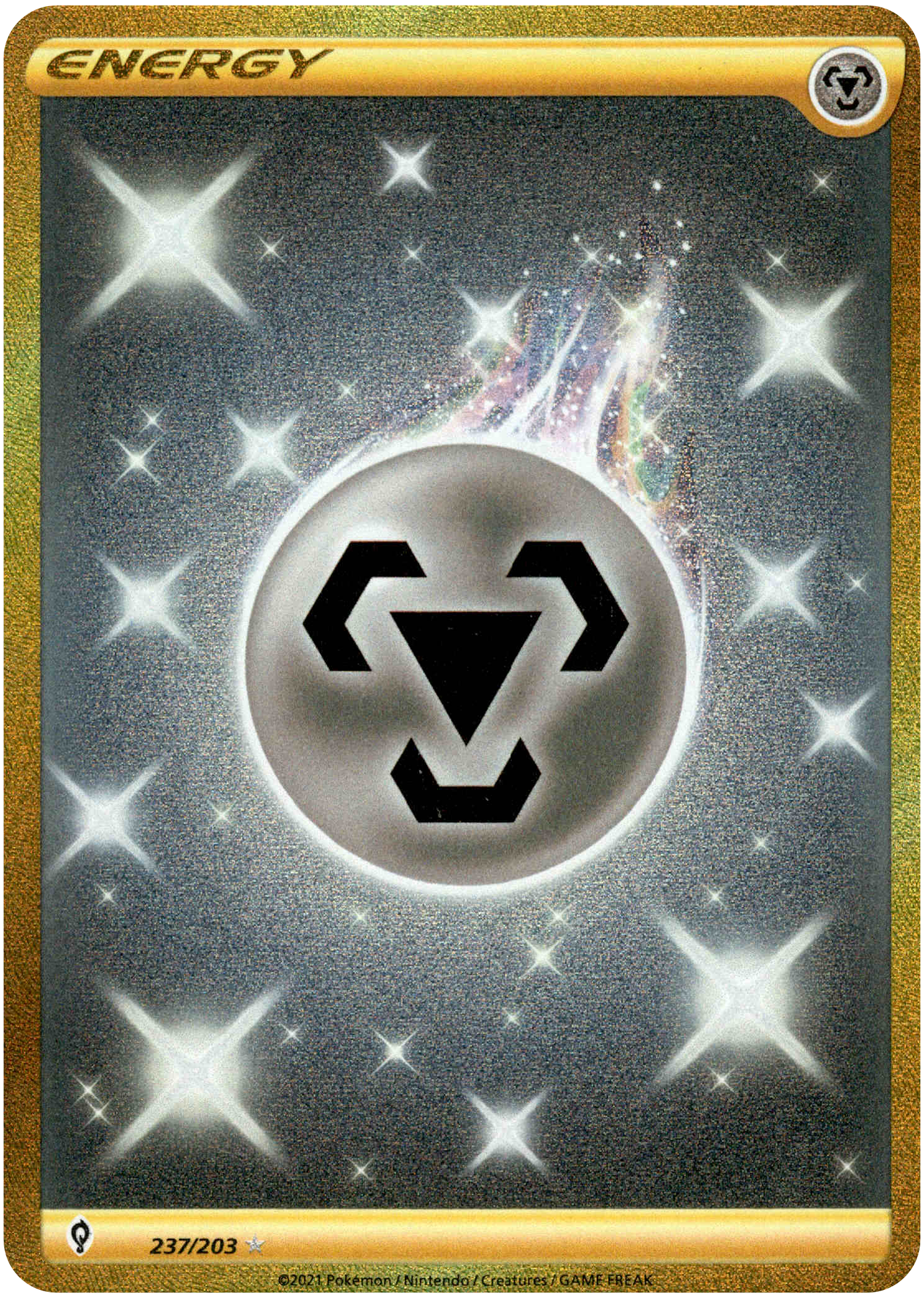 Metal Energy Secret Rare - 237/203 - Evolving Skies - Holo - Card Cavern