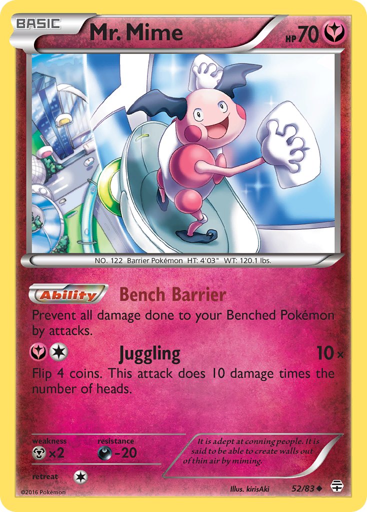 Mr. Mime - 52/83 - Generations - Card Cavern
