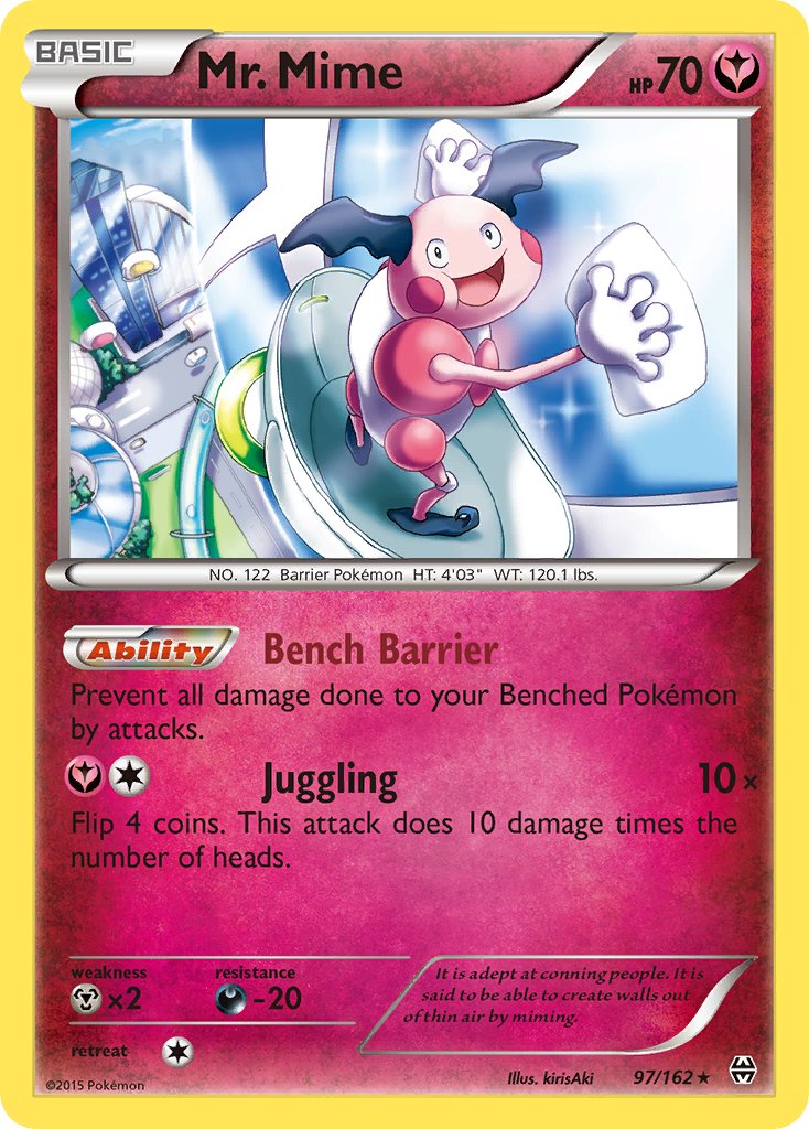 Mr. Mime - 97/162 - BREAKthrough - Card Cavern