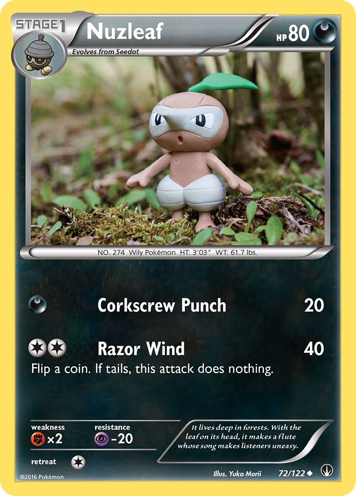 Nuzleaf - 72/122 - BREAKpoint - Card Cavern