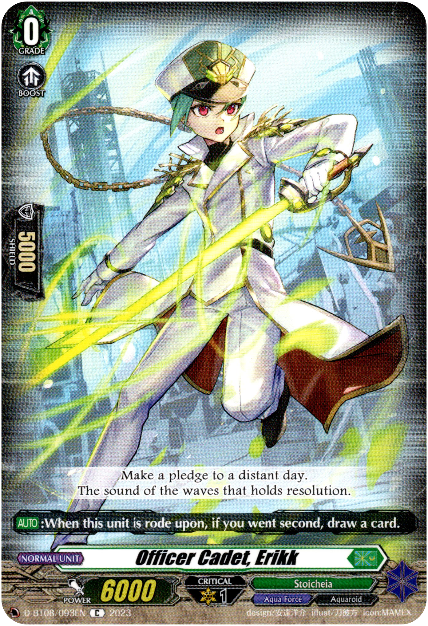 Officer Cadet, Erikk - D-BT08/093EN - Minerva Rising - Card Cavern