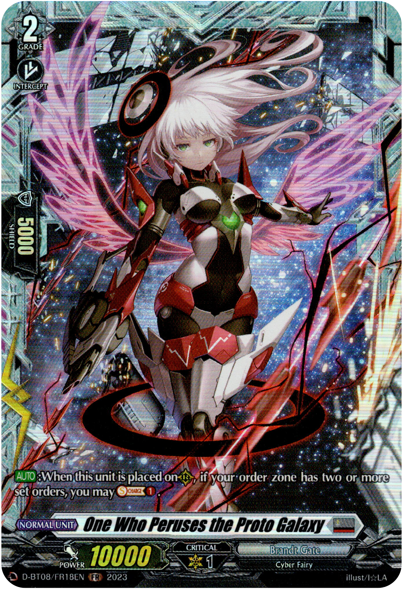 One Who Peruses the Proto Galaxy - D-BT08/FR18EN - Minerva Rising - Card Cavern
