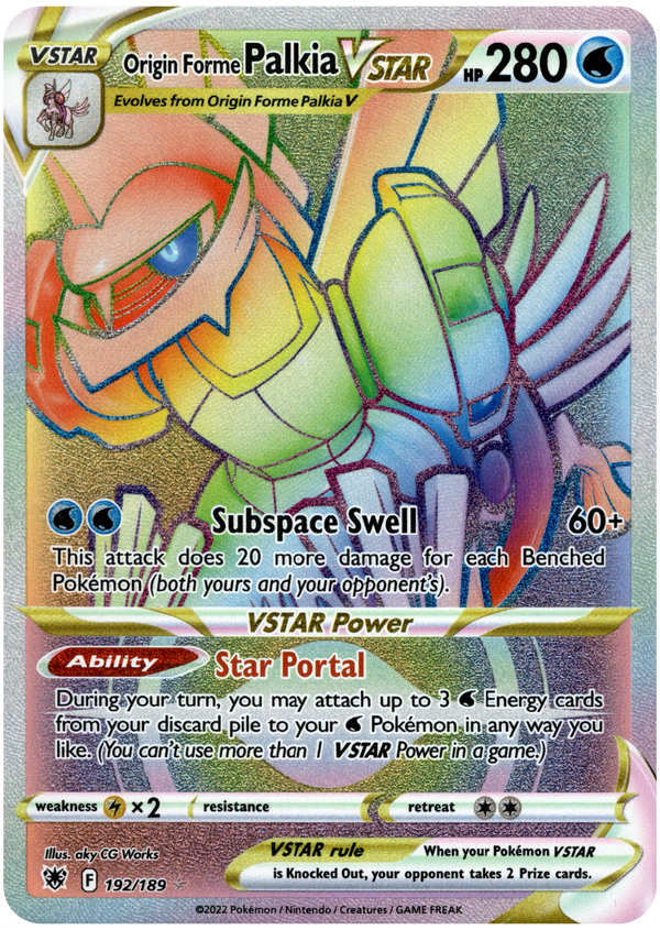Origin Forme Palkia V - 039/189 Astral Radiance Ultra Rare Pokemon - N