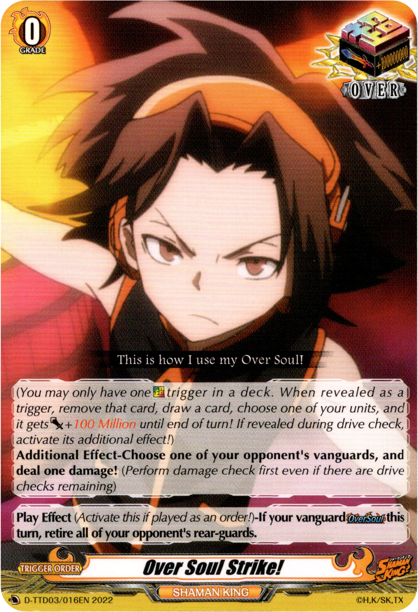Over Soul Strike! - D-TTD03/016EN - Shaman King - Card Cavern