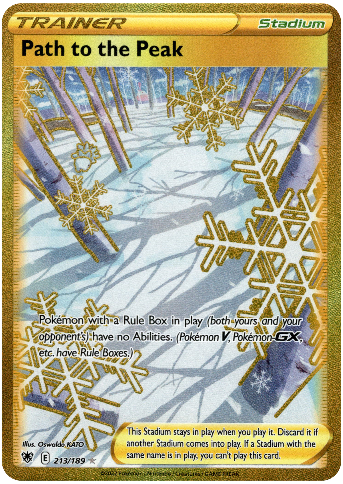 Path to the Peak Secret Rare - 213/189 - Astral Radiance - Holo - Card Cavern