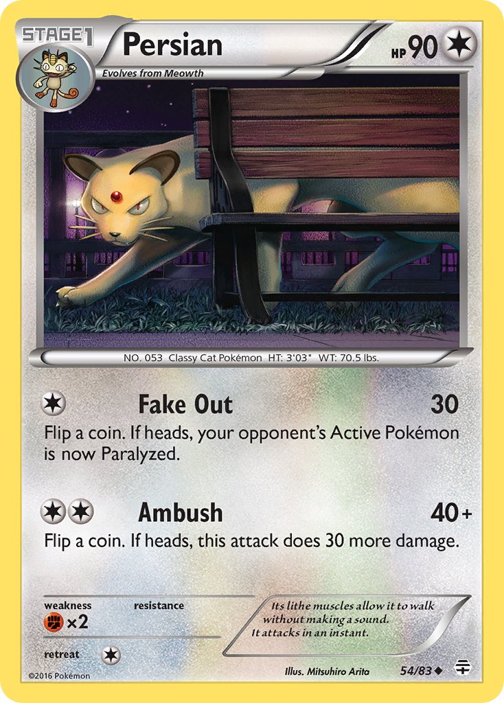 Persian - 54/83 - Generations - Card Cavern