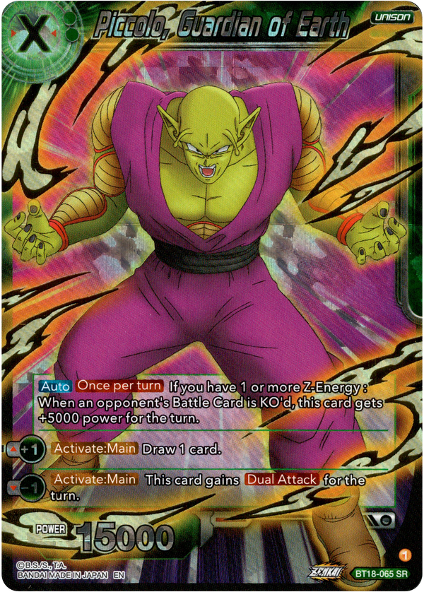 Piccolo, Guardian of Earth - BT18-065 - Dawn of the Z-Legends - Card Cavern