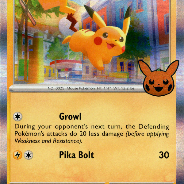 Pikachu - 062/193 - Trick or Trade BOOster Bundle 2023 - Holo Card Cavern Trading Cards, LLC Pikachu - 062/193 - Trick or Trade BOOster Bundle 2023 - Holo Card Cavern Trading Cards, LLC