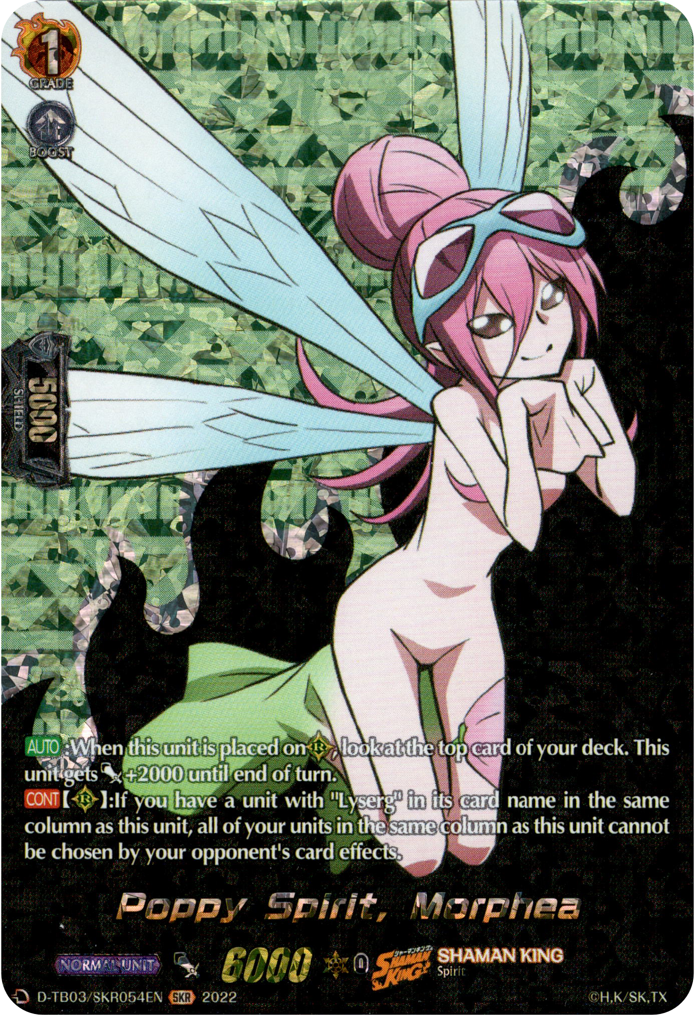Poppy spirit, Morphea - D-TB03/SKR054EN - Shaman King - Card Cavern