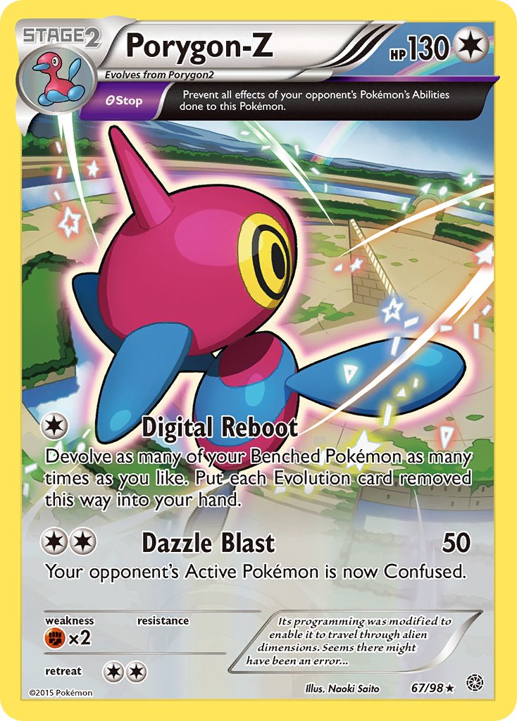 Porygon-Z - 67/98 - Ancient Origins - Holo - Card Cavern