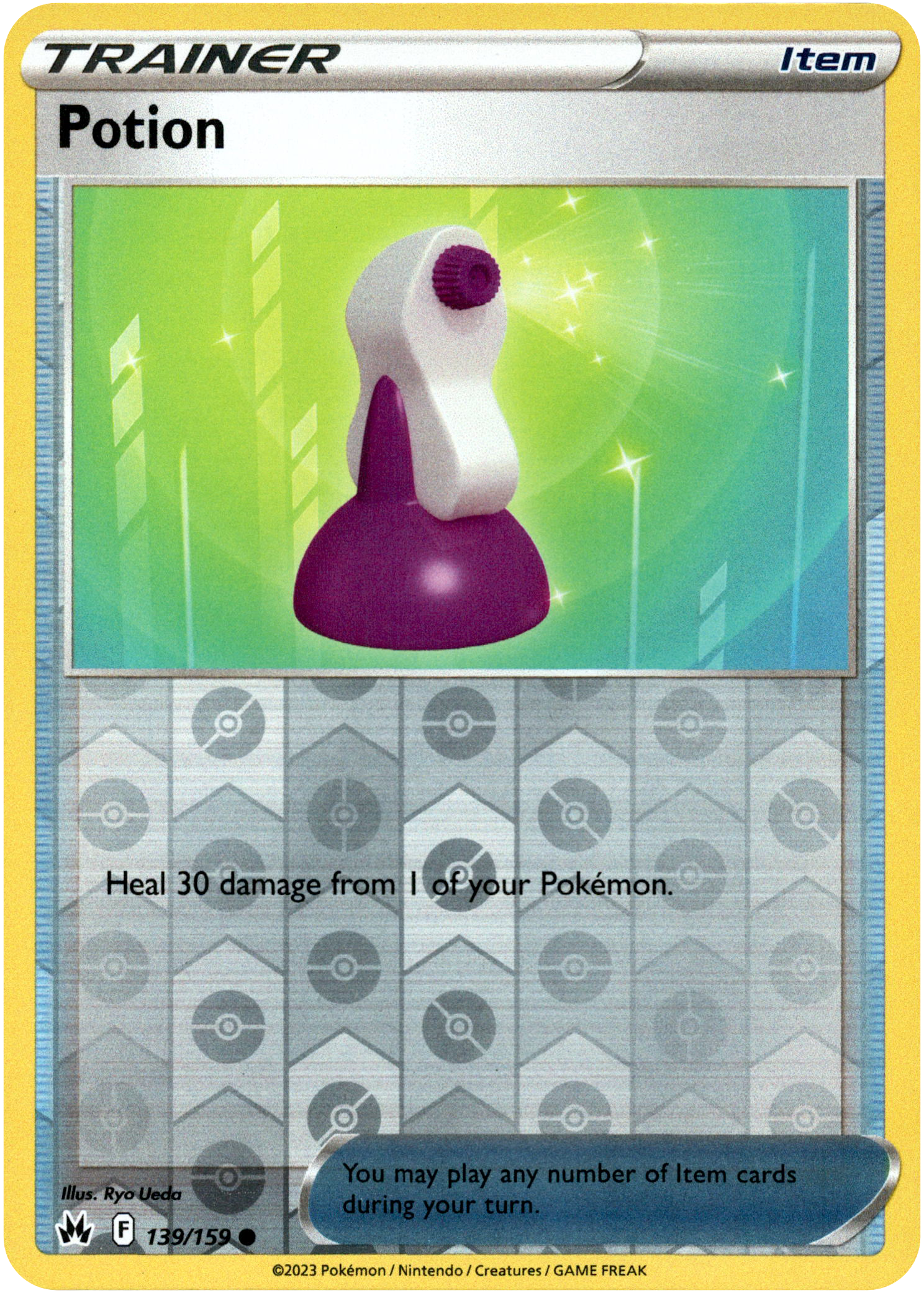 Potion - 139/159 - Crown Zenith - Reverse Holo - Card Cavern